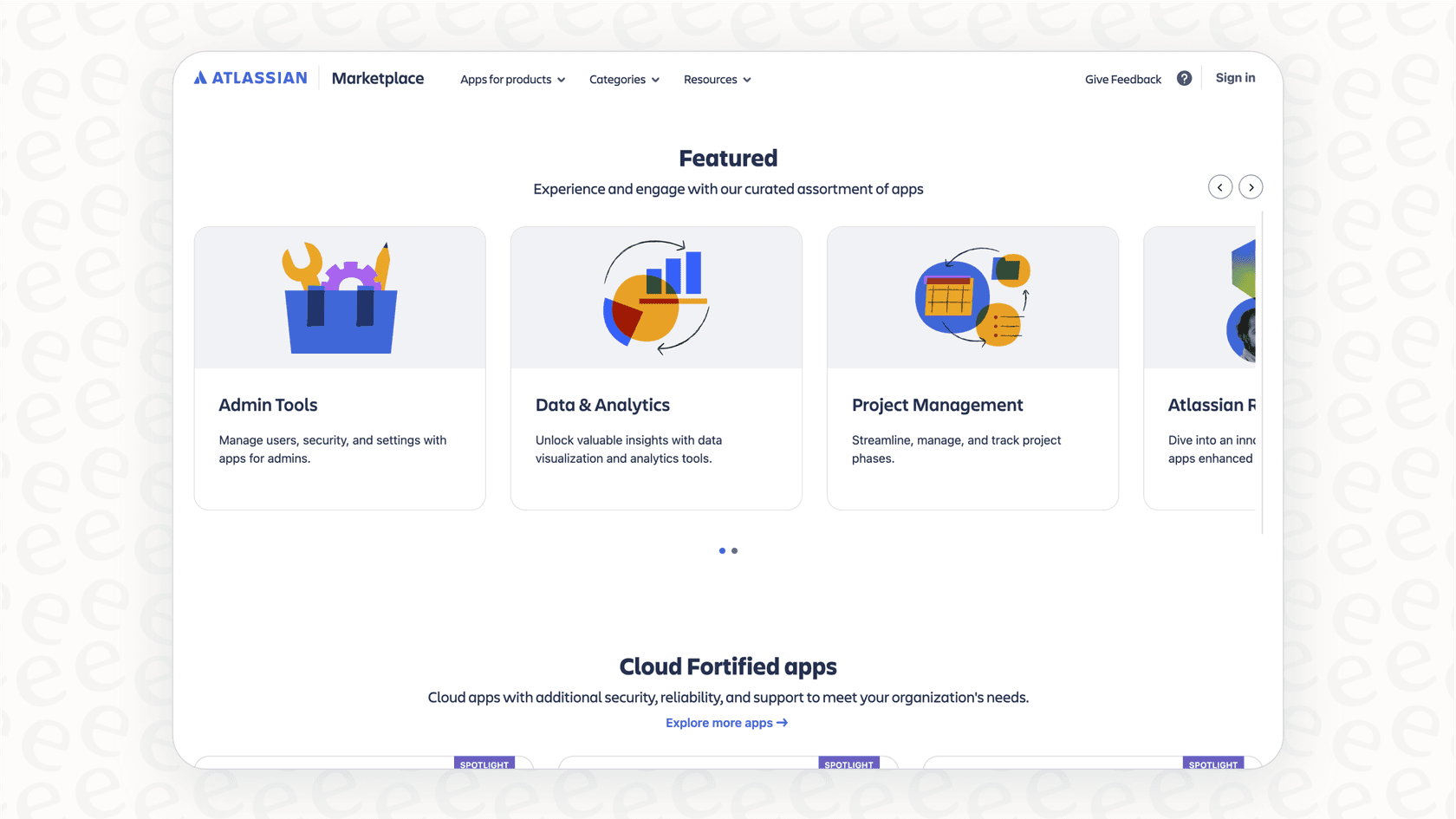 Atlassian Marketplace。ユーザーは全体的なJira料金に影響を与える可能性のあるアプリを見つけることができます。