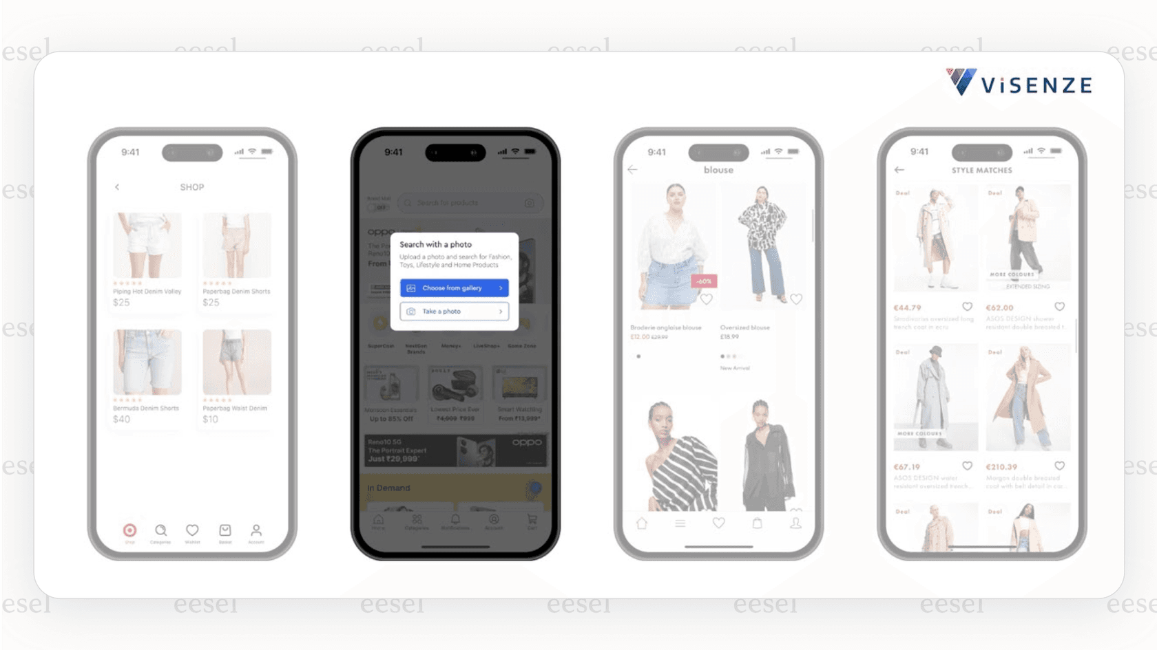 ViSenze visual search and product recommendation feature.