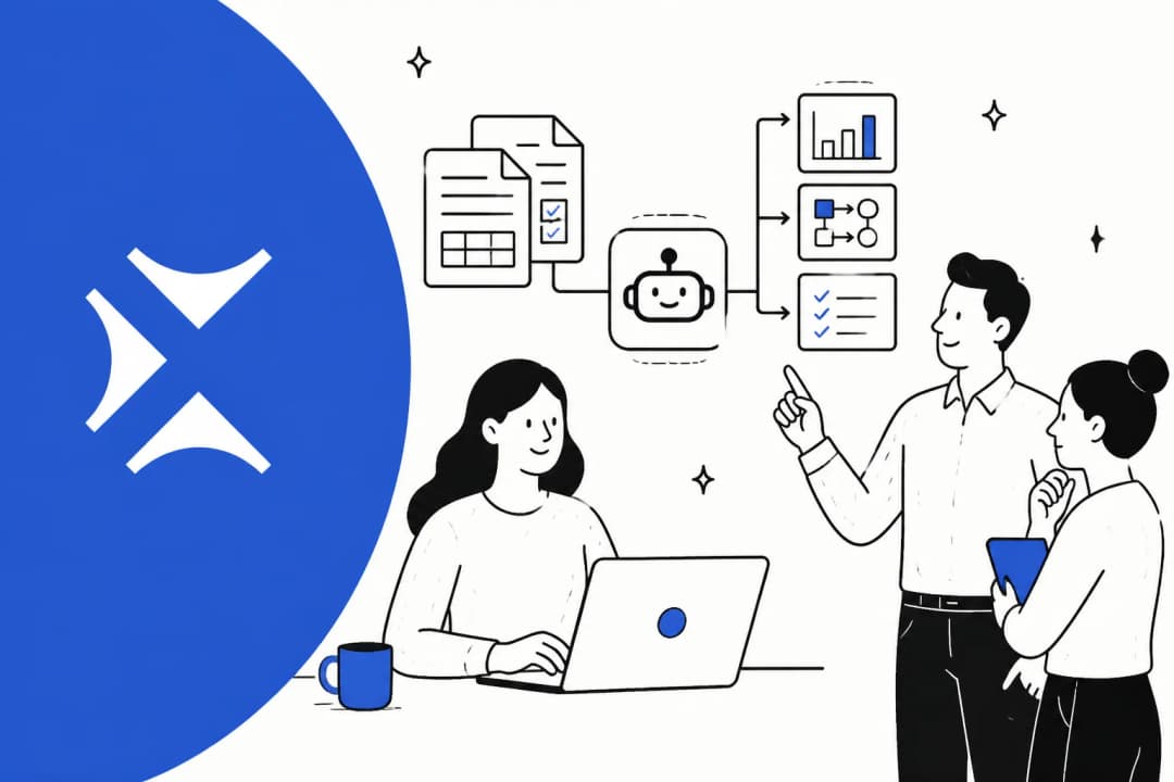 Illustration of the Cassidy AI agent and workflow automation platform