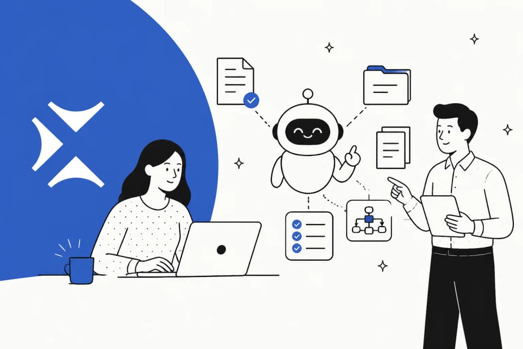 Illustrated hero banner for a guide to the Cassidy AI agent and workflow platform