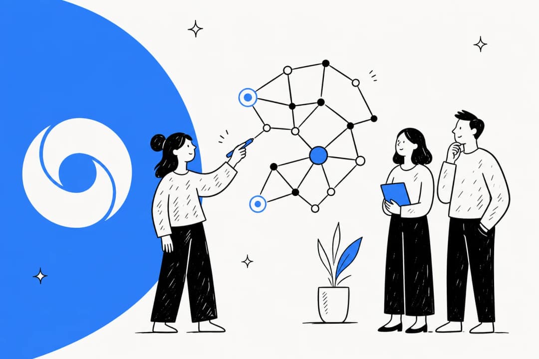 Illustration éditoriale sur Nano Banana 2 Lite, le modèle de génération d'images IA rapide de Google, en bleu Google