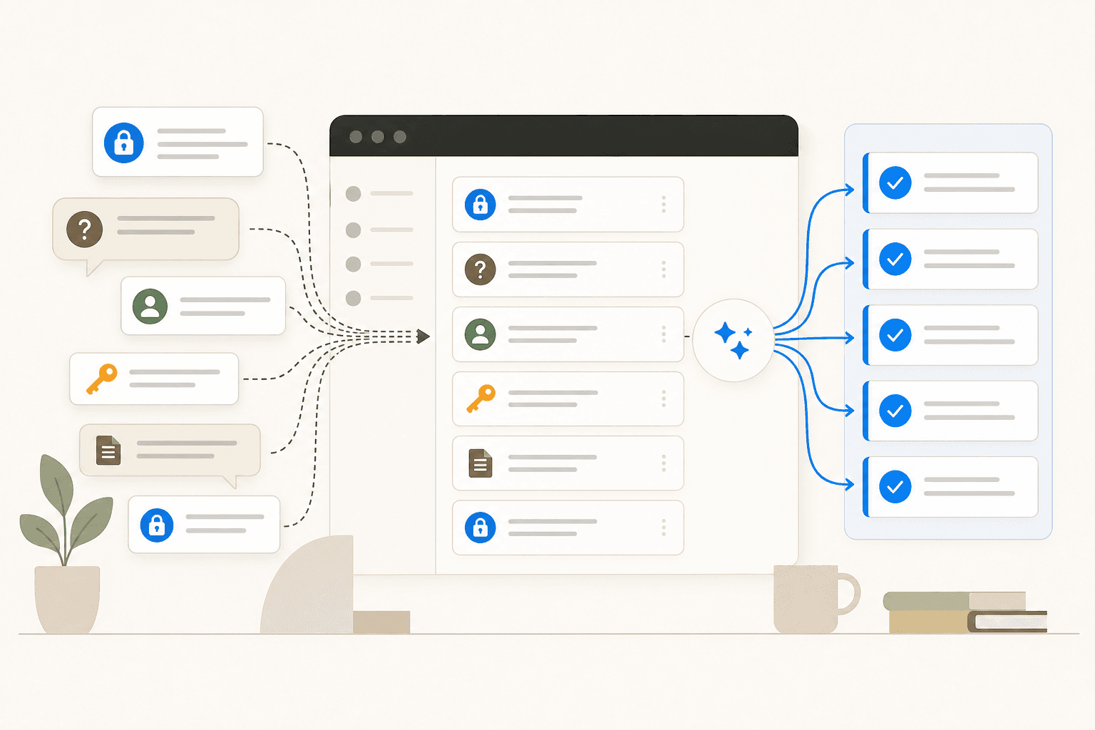 AI employee support tools automatically routing and resolving IT and HR tickets