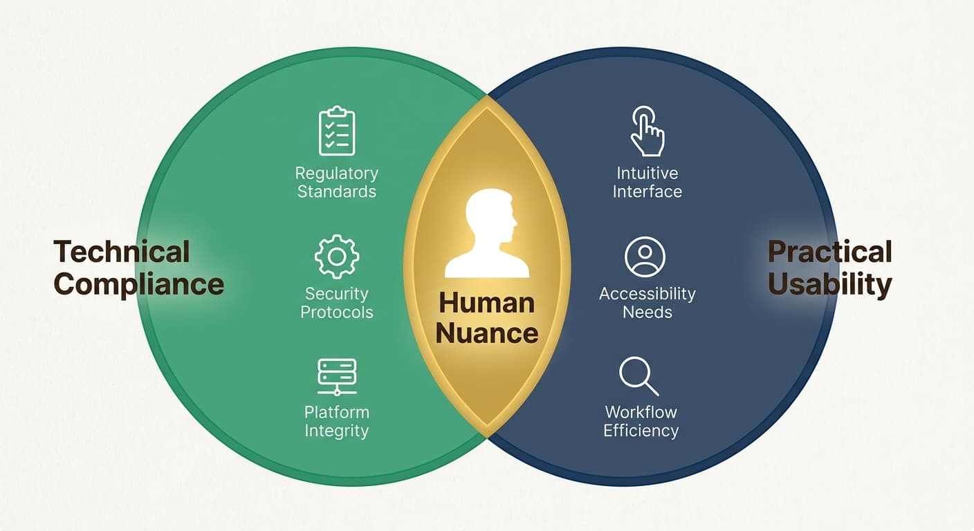 True digital accessibility is achieved when technical standards meet the nuanced reality of human experience.