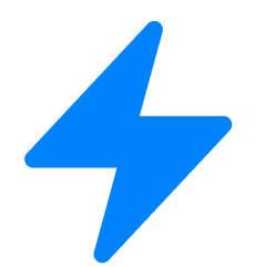 Blue thunder logo