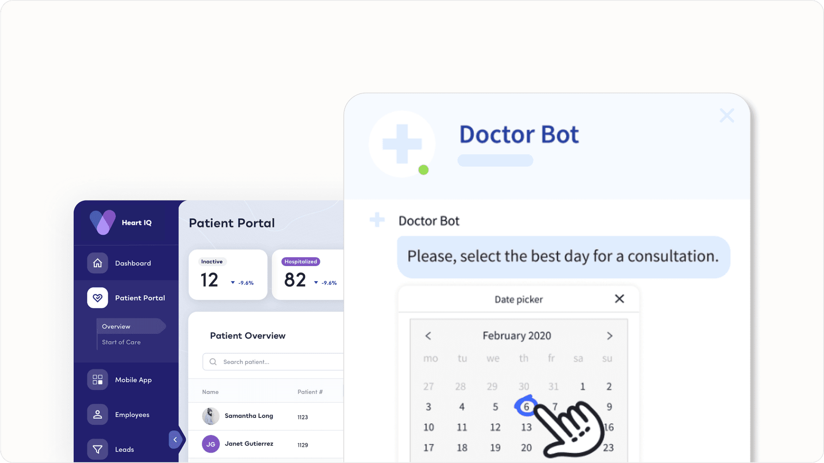 A healthcare admin AI agent for scheduling.