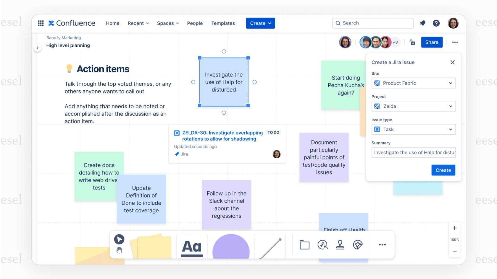 A screenshot of Confluence