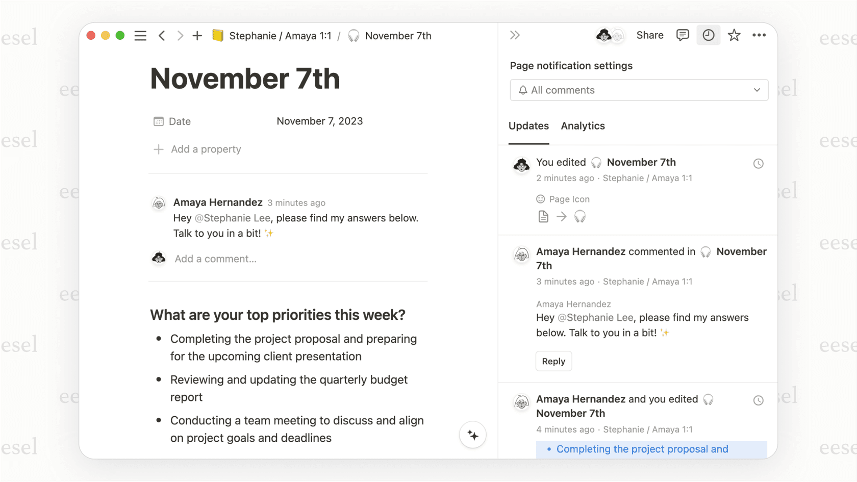 A screenshot for this Notion review showing the Notion AI assistant summarizing a page to demonstrate its capabilities.