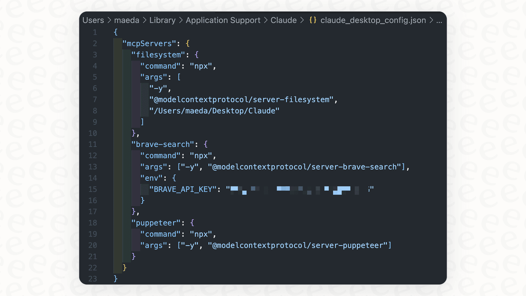 A screenshot of the settings.json file where hooks in Claude Code are configured.