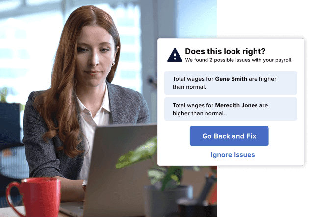 ADP Workforce Now AI intelligence highlighting payroll anomaly detection