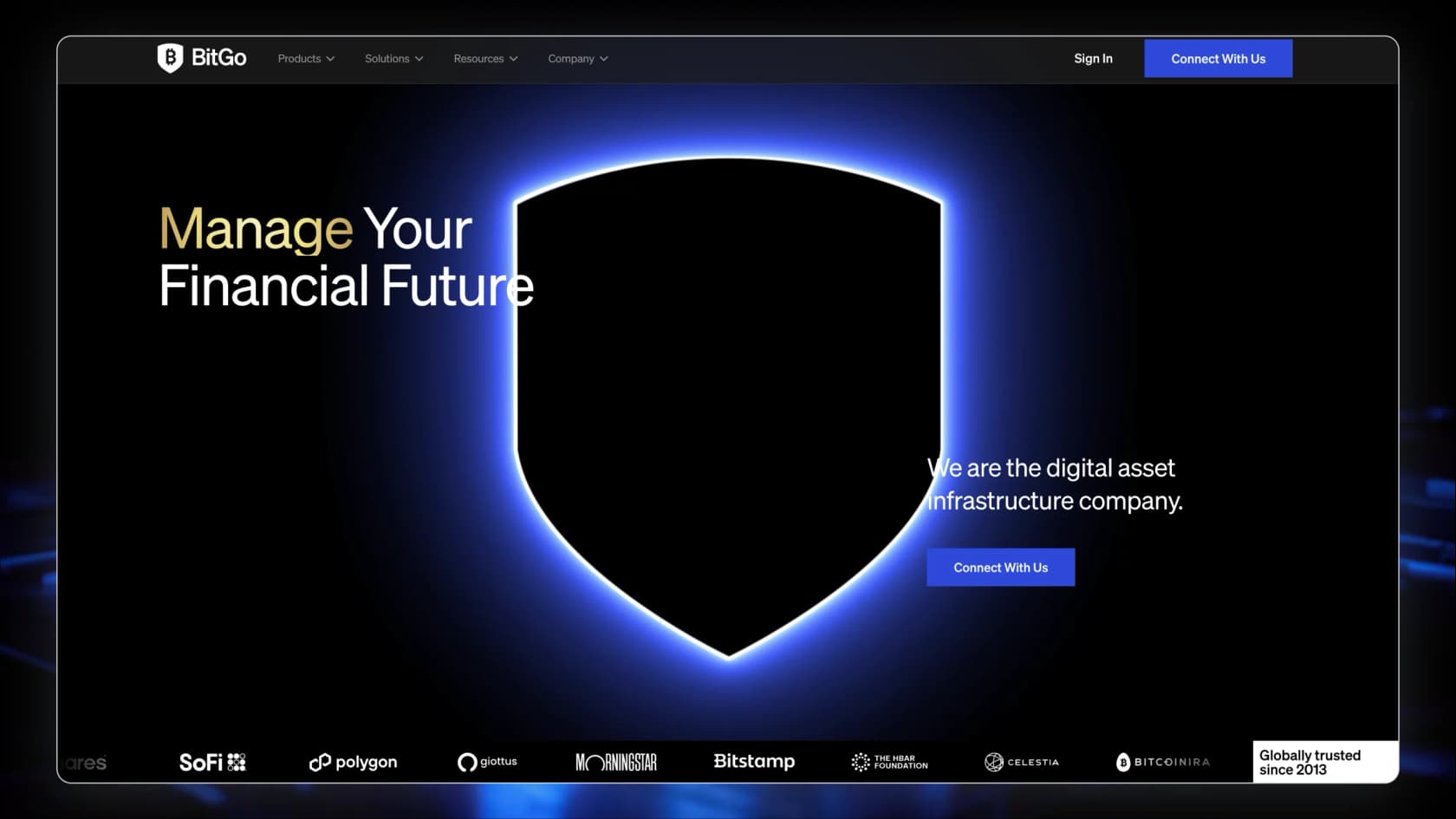 Screenshot of BitGo