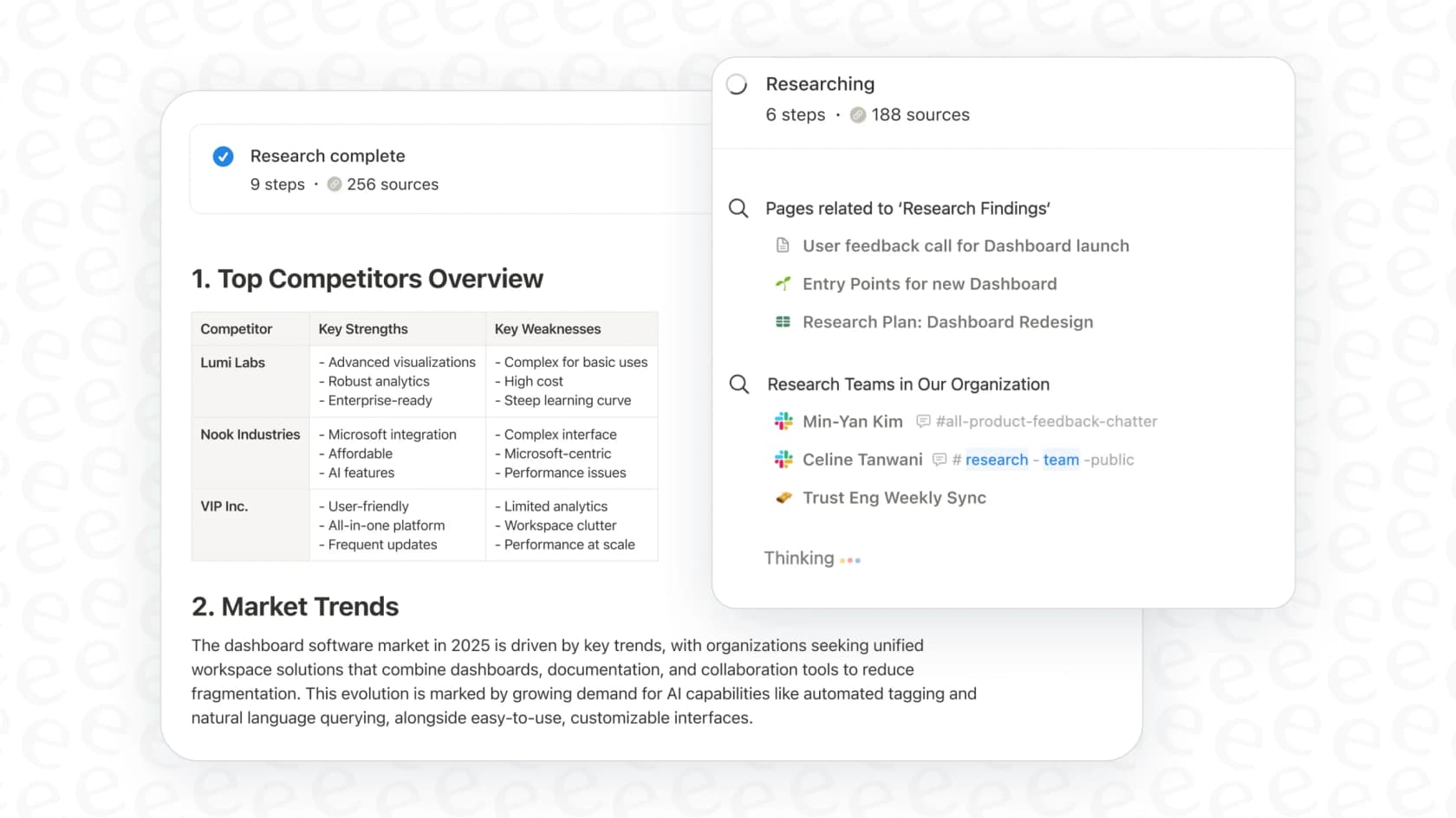 Screenshot of Notion AI