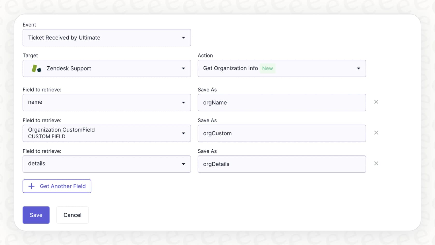 A look at the event triggers within Zendesk